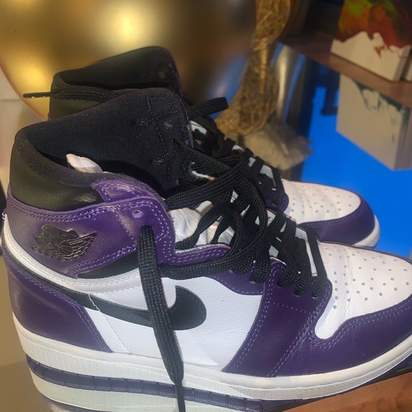 Air Jordan 1 High OG Purple Court white SOLD - Picture 2 of 6